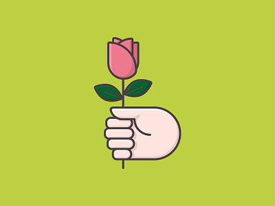 #RandomActsOfKindnessDay on February 17th calendar flower icon illustration observance rose vector