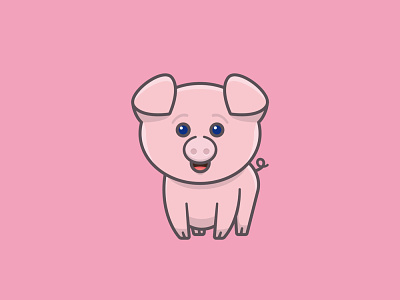 #PigDay on March 1st calendar icon illustration observance pig pigday piglet pink vector