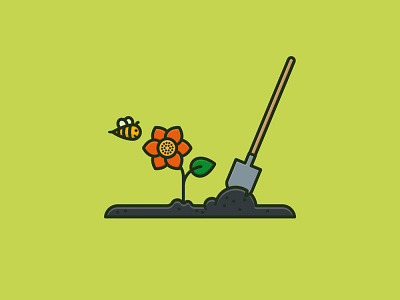 #PlantAFlowerDay on March 12th gardening icon illustration observance plantaflowerday vector