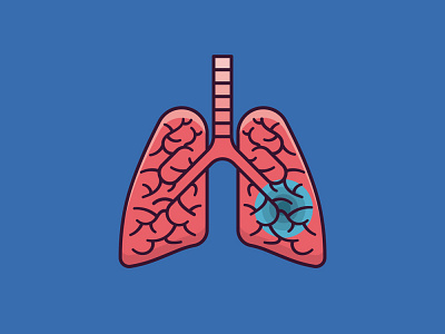 #TuberculosisDay on March 24th icon illustration lungs observance tuberculosis vector