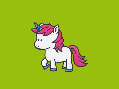 #UnicornDay on April 9th icon illustration observance unicorn vector