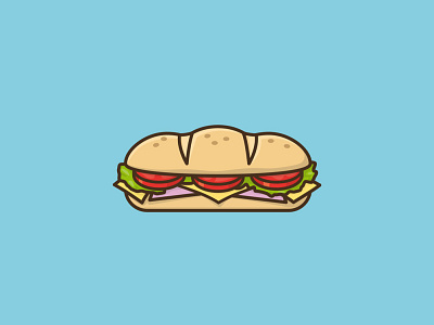 #HoagieDay on May 5th food icon illustration observance vector