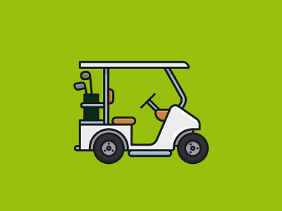 #GolfDay on May 7th cart golf golf day icon illustration observance vector