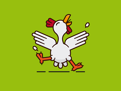 #ChickenDanceDay on May 14th icon illustration observance vector