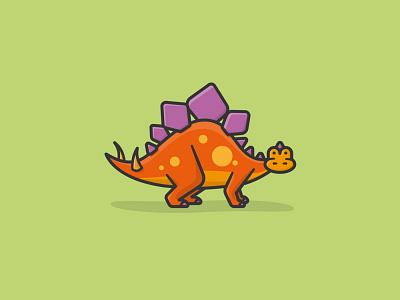 #DinosaurDay on May 19th dinosaur day dinosaur day icon illustration observance stegosaurus vector