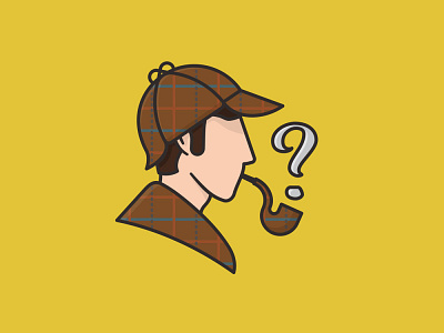 #SherlockHolmesDay on May 22nd icon illustration observance sherlock holmes vector