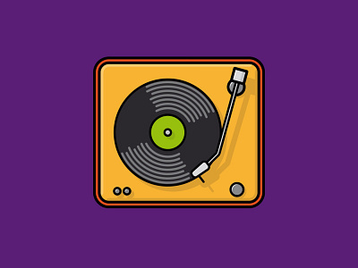 #TitleTrackDay on May 23rd icon illustration observance turntable vector