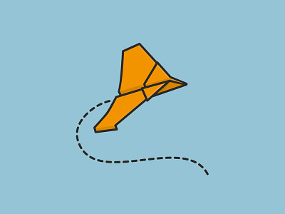 #PaperAirplaneDay on May 26th icon illustration observance paper plane vector
