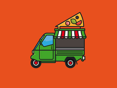 #FoodTruckDay on June 26th food foodtruck icon illustration observance vector