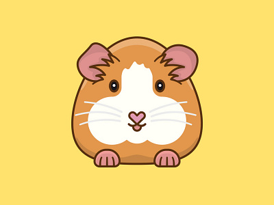 #GuineaPigAppreciationDay on July 16th guinea pig icon illustration observance vector