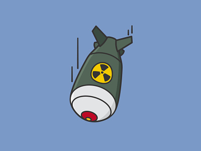 #HiroshimaDay on August 6th bomb hiroshima icon illustration no nukes observance vector war