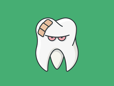 #ToothacheDay on February 9th icon illustration observance tooth toothache vector