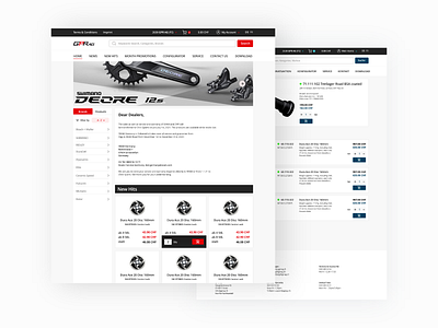 Auto Parts Store B2B Website Design