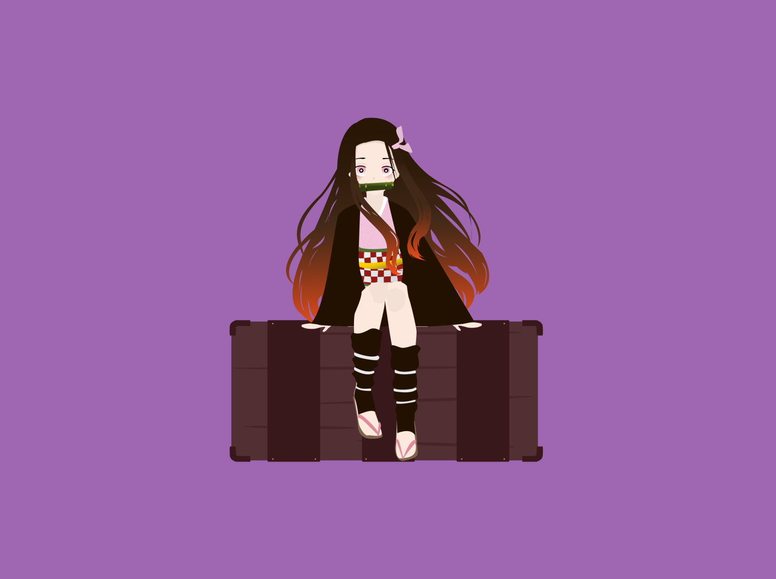 Nezuko | Illustration by Sibylle Hervouet on Dribbble