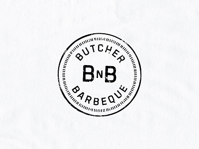 BnB barbeque bbq branding design logo restaurant branding