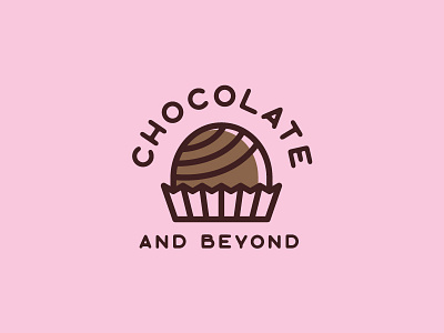 Chocolate & Beyond branding chocolate design logo