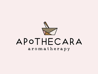 Apothecara branding branding logo