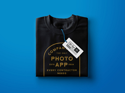 New CompanyCam shirts! app branding building a brand companycam design merch shirt shirt design shirt mockup typography typography design