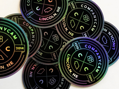 Holographic Stickers | Promo branding design holographic sticker design stickermule stickers