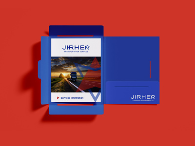 JIRHER Transportation Services brand branding design graphic design logistics logo logotype transportation