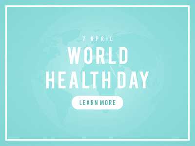 World health day vector designs #1