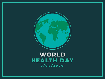 World health day vector graphics #2 adobe stock digital products graphic resources health rahalarts shutterstock stock market stock vector template template design templates vector design vector graphic world health day