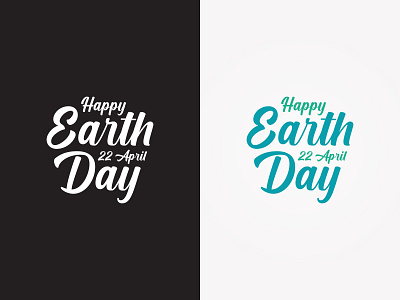 earth day logo design #2 black and white brand branding design earth earth day flat graphic design happy logo logo a day logo challenge logo design logo designer logo inspiration logo mark logos logotype rahalarts