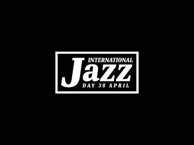 International Jazz day black black and white black and white logo brand branding design international jazz festival logo logo a day logo challenge logo design logo designer logo inspiration logo mark logos music rahalarts
