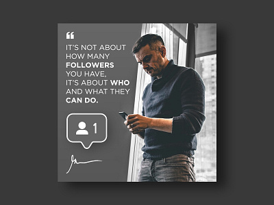 garyvee quote #3 ads brand design brand identity business design gary vee rahalarts social media social media ads social media apps social media banner social media branding social media design social media template startup startups