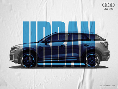 Audi ad concept #4 ad ad concept ad design ads ads concept ads design audi black and white brand branding. car cars concept concept design concept designing conceptual conceptual design rahalarts