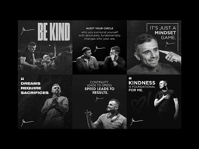 Garyvee quote collections ads black and white brand design brand identity business design quotes rahalarts social media social media ads social media apps social media banner social media branding social media design social media template startup startups