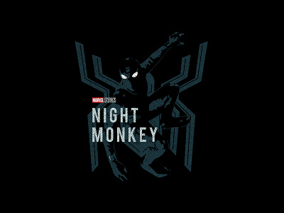 Night Monkey T-shirt design fanart marvel marvel fanart mcu rahalarts spider man t shirt design t shirt print vector vector artwork