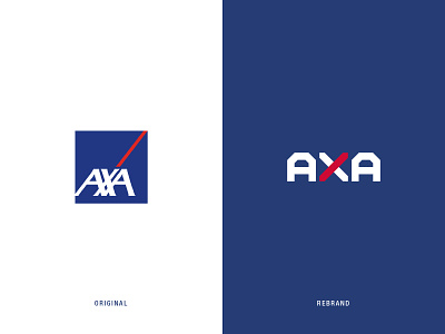 Axa insurance rebrand axa axa insurance branding graphic designer logo logo a day logo design logo design branding logo designer logo rebrand logodesign logos rahalarts rebrand rebranding