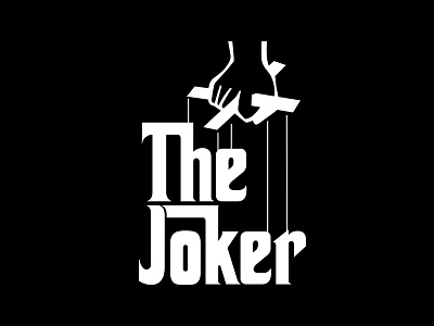 The joker brand don corleone godfather joaquin phoenix joker joker 2019 joker movie jokers logo logo a day logo challenge logo design logo designer logo inspiration logo mark logos rahalarts t shirt the joker