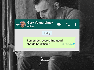 remember everything good should be difficult. art black and white black and white images business design entrepreneur entrepreneurs entrepreneurship gary vaynerchuck gary vee good goodness graphic designer graphicdesign hustle hustler quote quotes whatsapp