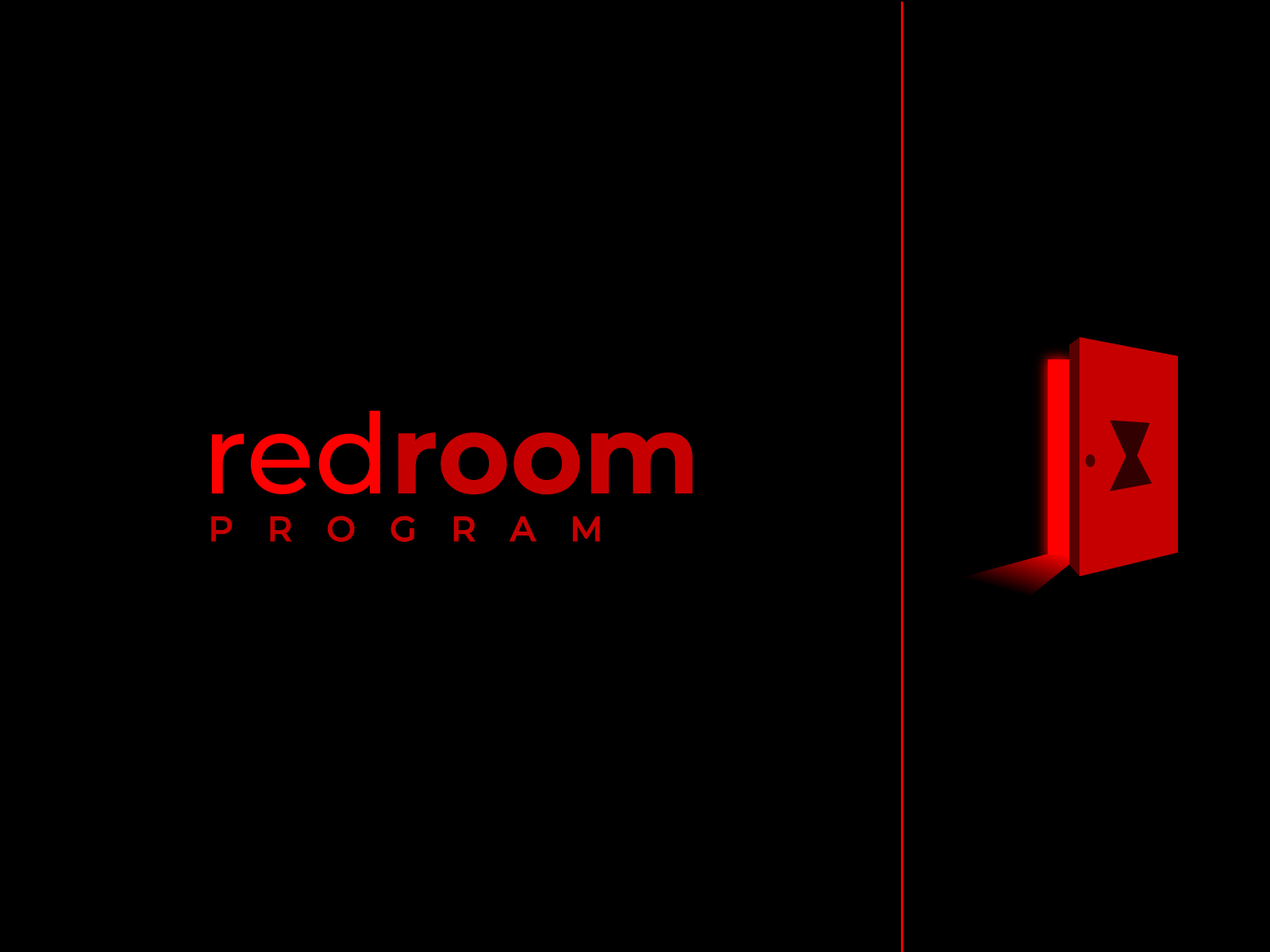 Red Room Program Logo Design By Rahal Nejraoui On Dribbble