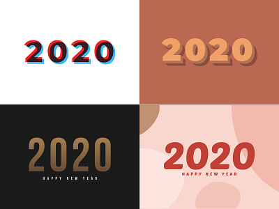 The 2020 project 2020 2020 trend adobe illustrator happy new year logo designer logos rahalarts retro retro design type art type design type designer typo typographic typographie typography typography art typography design vector art vector artist