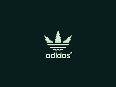 Adidas X Cannabis adidas adidas originals brand branding cannabis design flat graphic design logo logo a day logo challenge logo design logo designer logo inspiration logo mark logos rahalarts weed weed logo