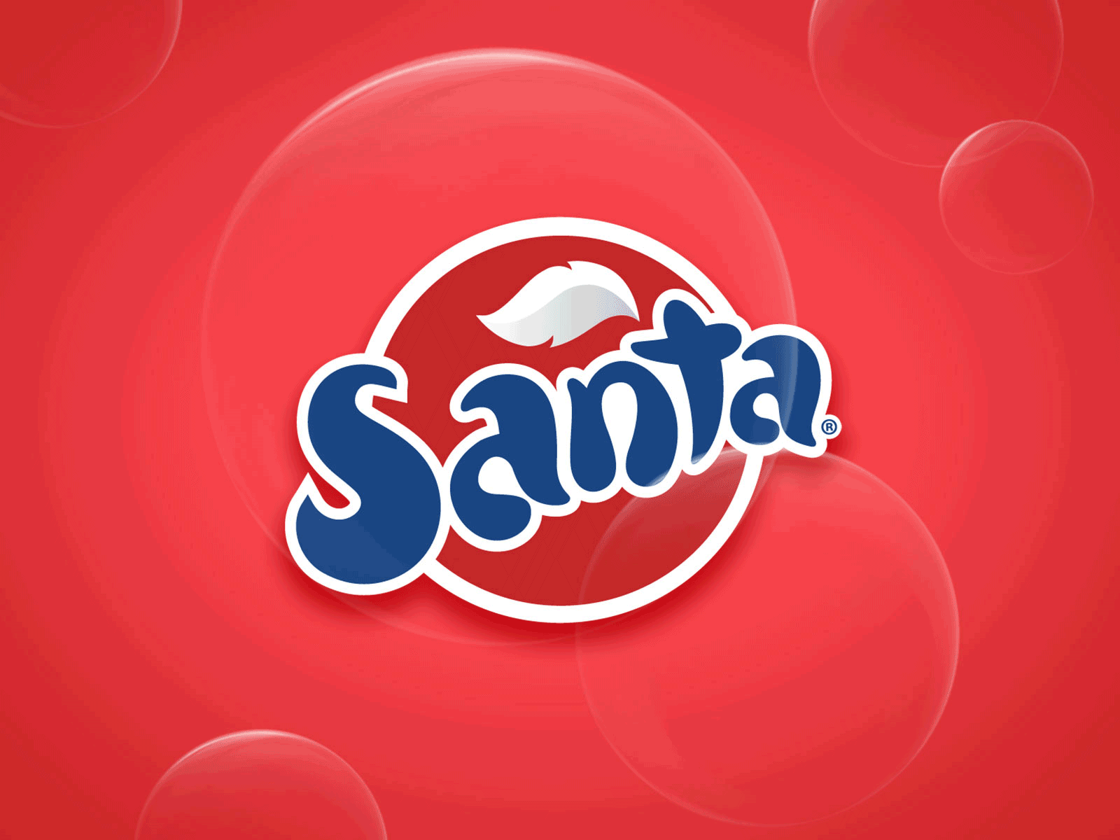 Santa fanta logo logo a day logo challenge logo design logo designer logo mark logos rahalarts red sticker sticker art sticker design sticker pack sticker set stickermule stickers stickerspub