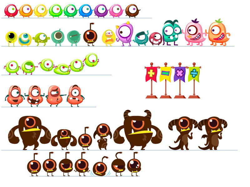 Game character design design character drawing game illustration kid children