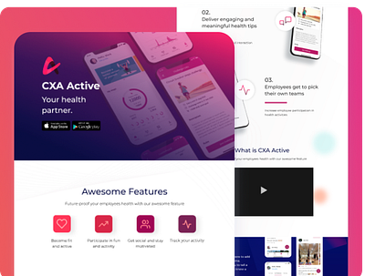 CXA Active app to track your steps