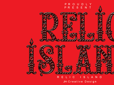 Relick island font