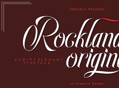 Rockland Original animation branding design font awesome font design hand drawn illustration lettering logo typography