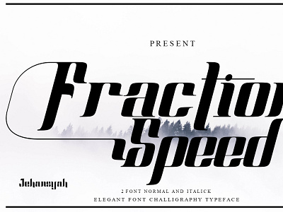 Fraction Speed font New
