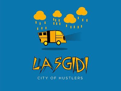 LAGOS || Lasgidi danfo design illustration lagos nigeria yellow