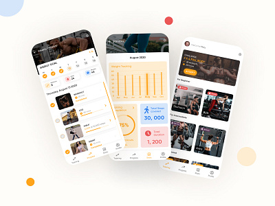 Fitness App app app design design dribbble figmadesign fitness health ui ui design uiux ux ux design workout