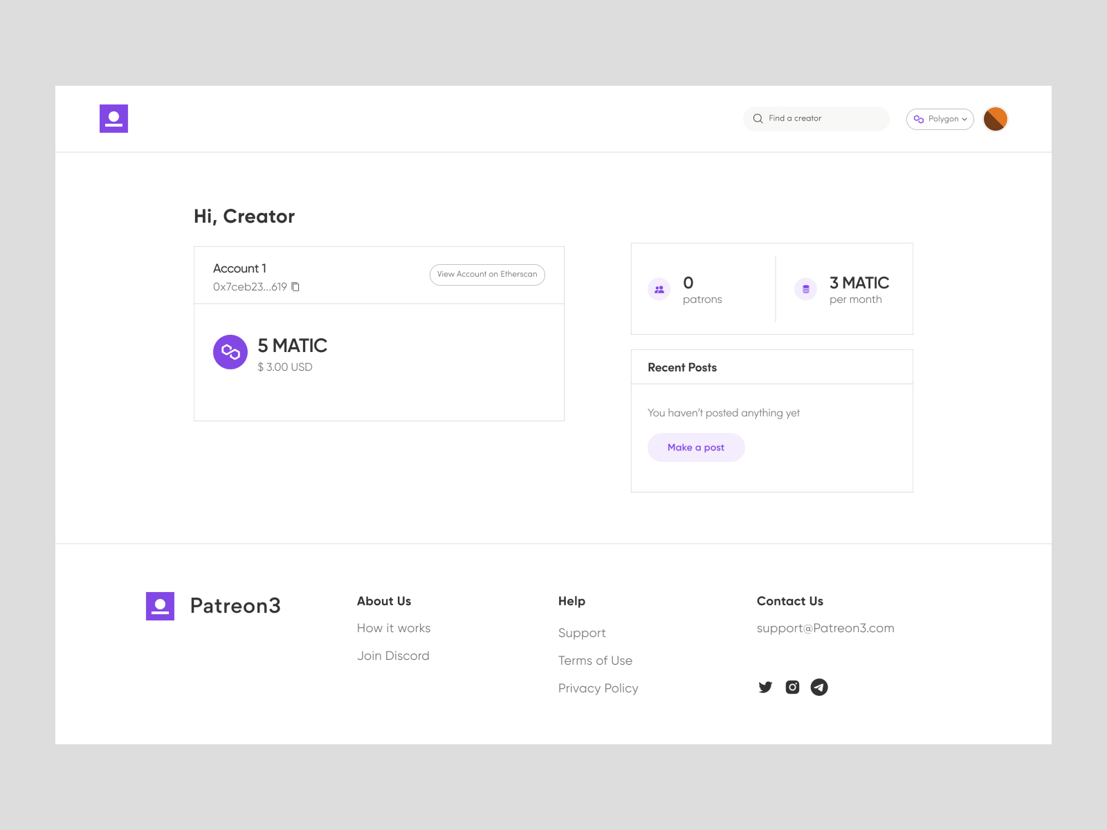 Creator Dashboard (Patreon3) By Iykee Okonkwo On Dribbble