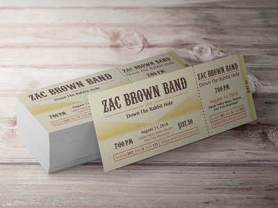 Concert Ticket concert graphicdesign layout marketing print design ticket typography