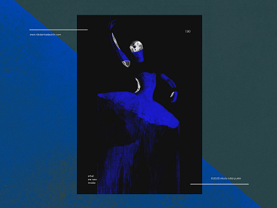 no. 130 behind blue eyes black blue design digital art human illustration minimal photoshop poster poster a day posterdesign postereveryday typography