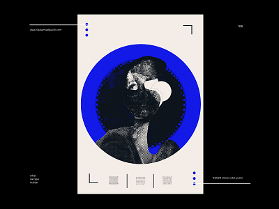 no. 166 message black blue design geometry human illustration minimal pattern photoshop poster poster a day posterdesign postereveryday shape shapes texture type type design typeface typography